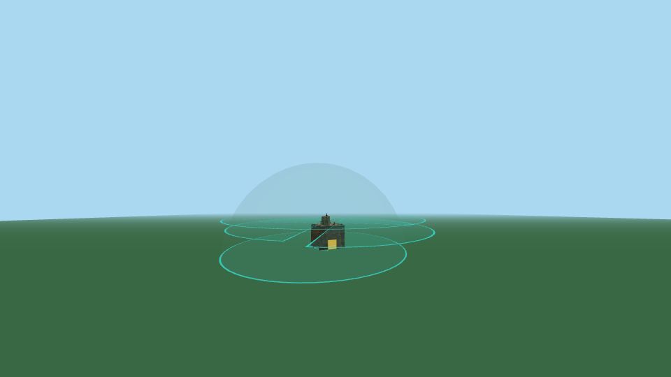 3D layout of Perfect For Solo With Gear, a Solo Rust base, seen in the planner