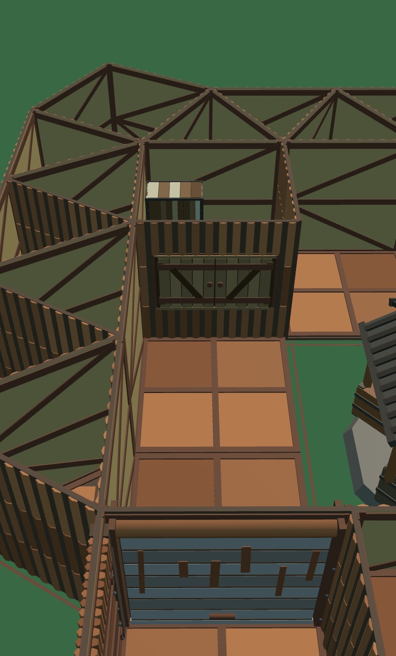 3D layout of Large Solo Furn, a Solo Rust base, seen in the planner