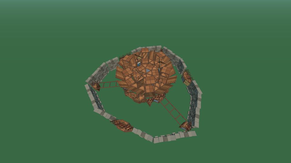 3D layout of Winters Round Table, a Trio Rust base, seen in the planner